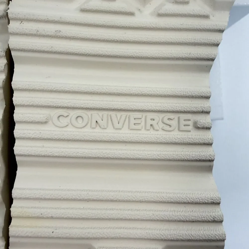 Converse Chuck Taylor Crafted Hi Top Boot Egret Natural Ivory Leather Womens 8.5 - Picture 9 of 11